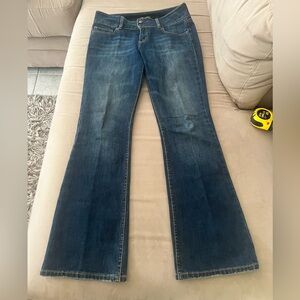 Victoria’s Secret London Jean wide band, boot cut preloved jeans, exc condition